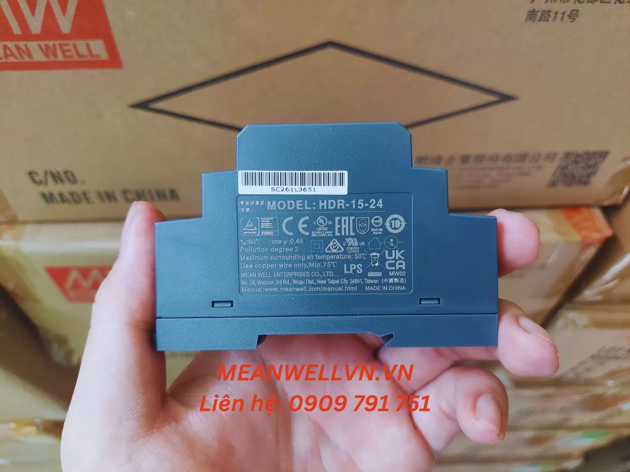 DIN Rail HDR-15-24